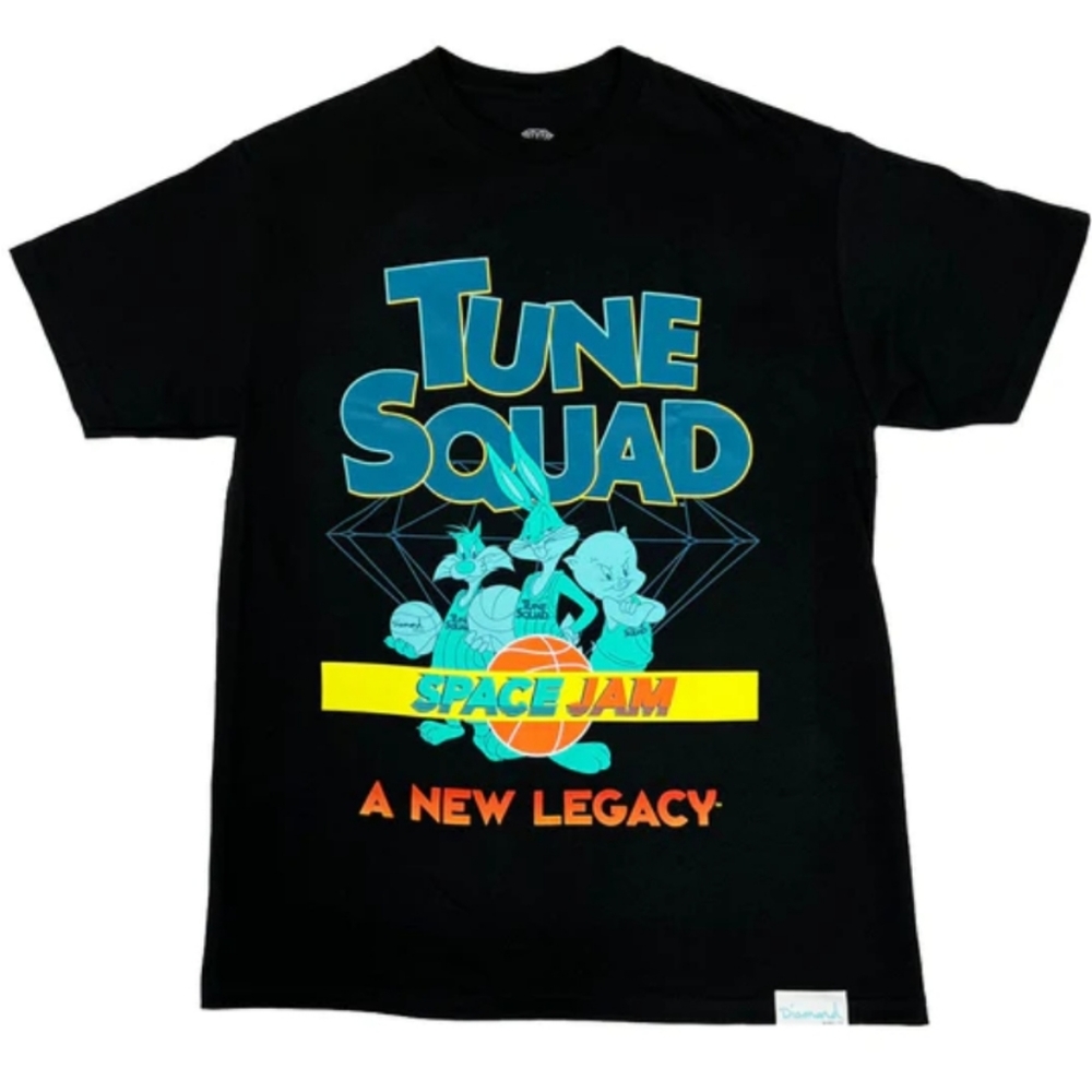 Diamond Supply Co Space Jam Tune Squad Graphic Tee Medium Limited Edition Rare